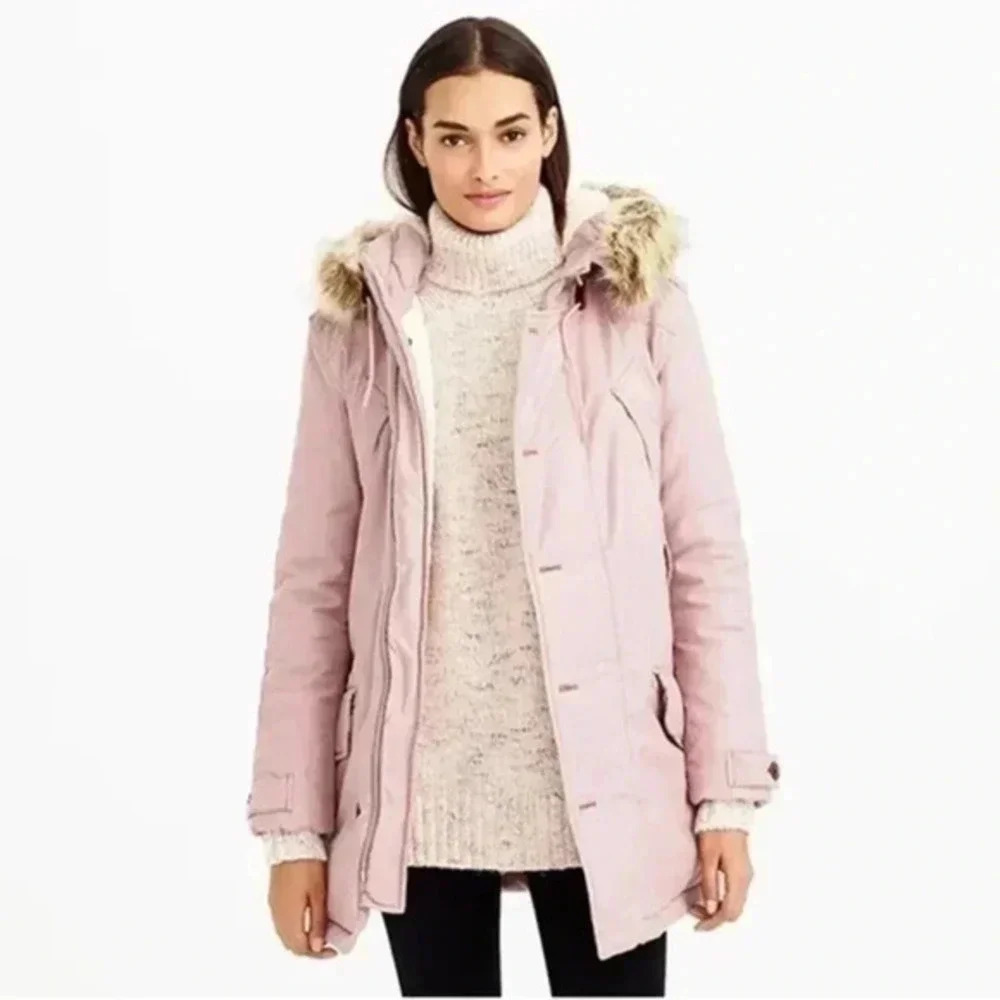 J.CREW Burbridge Parka Coat size S